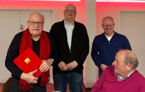 v.l.n.r. Edgar Parnet, Thomas Kämpfer, Stephan Wetzel, Hans-Willi Schmidt