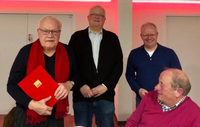 v.l.n.r. Edgar Parnet, Thomas Kämpfer, Stephan Wetzel, Hans-Willi Schmidt